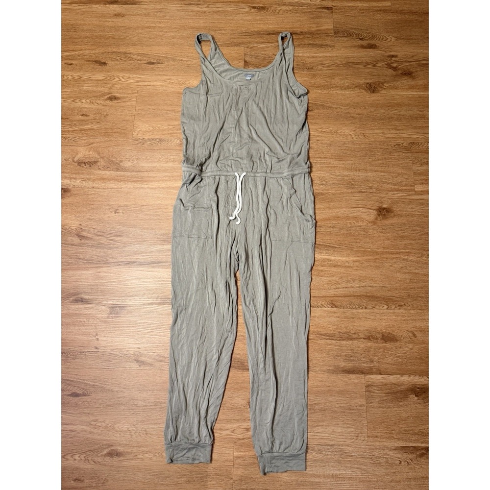 Aerie olive grey jogger jumpsuit tank Soft Large